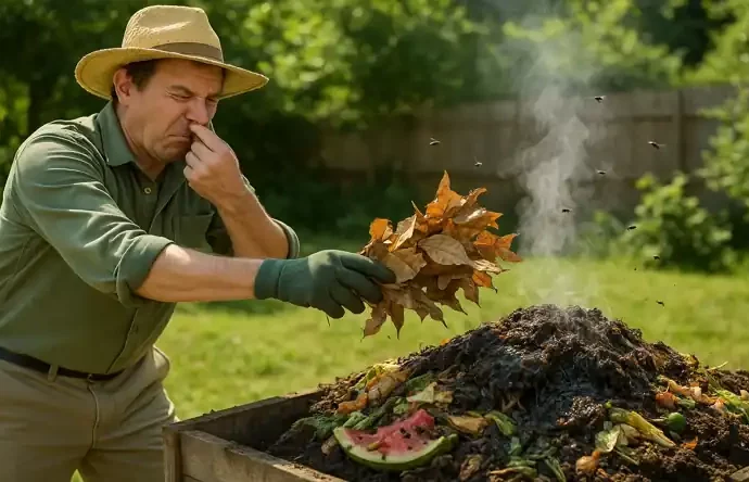 Compost Troubleshooting: Fix Smelly, Wet, or Dry Piles
