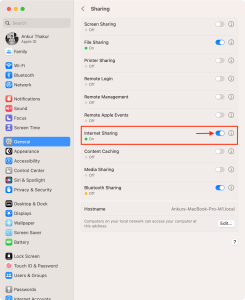 to Share Internet Connection on Mac