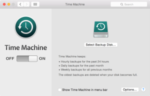 Time Machine with External Disks