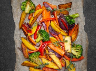 Quick and Wholesome: Enjoy the Perfect Combination of Air Fryer Salmon and Roasted Vegetables