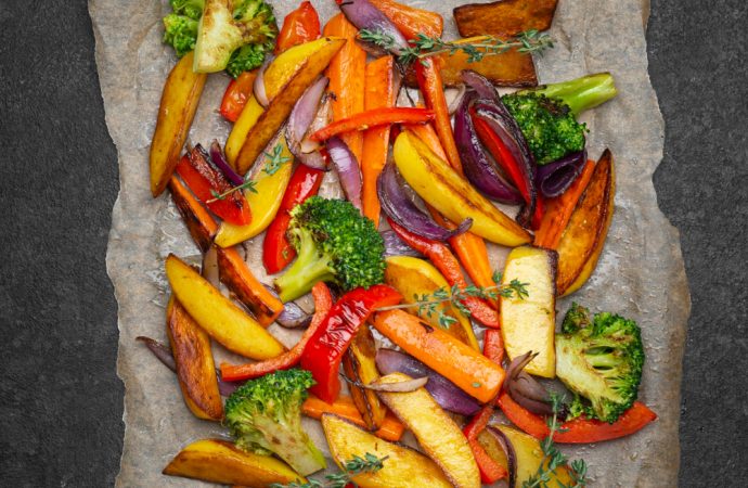 Quick and Wholesome: Enjoy the Perfect Combination of Air Fryer Salmon and Roasted Vegetables