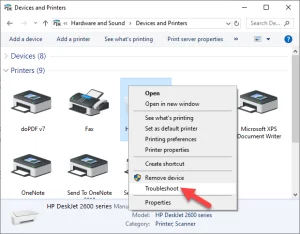 Troubleshoot WiFi Printers