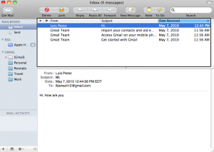 Reading Email with VoiceOver and Apple Mail