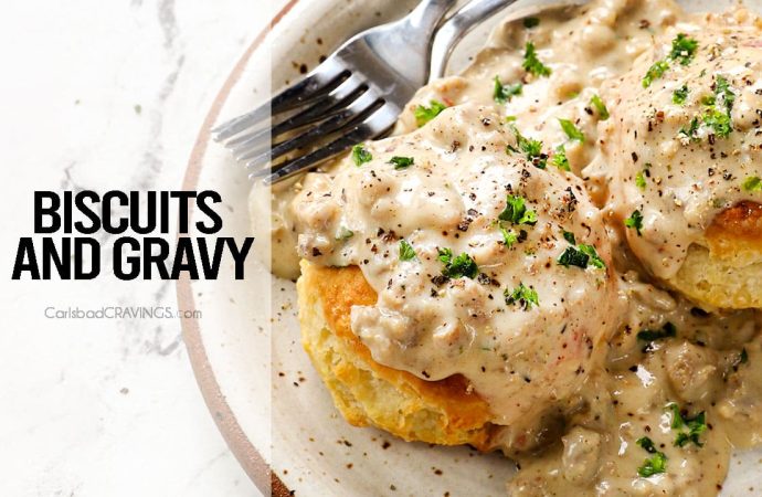 Delicious Biscuits and Gravy Recipe for a Hearty Breakfast