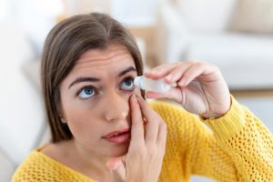 Castor Oil in Eyes