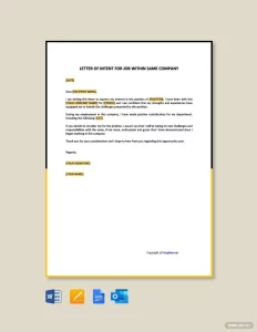  Business Letter Templates