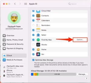 Find My app setup for Mac