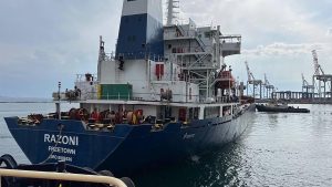 Ukrainian grain ship