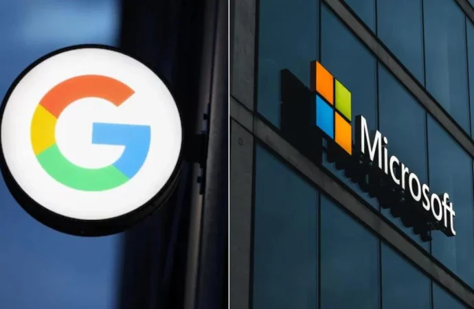 Microsoft AI leadership Google cloud service