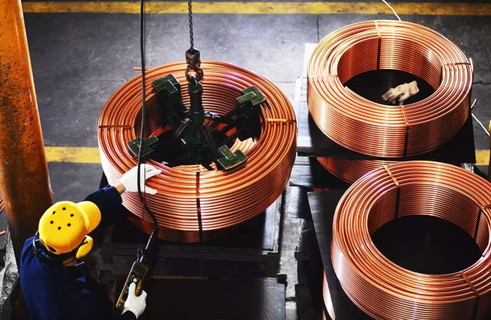 Copper Surges to Near Eight-Week High: Dollar Weakens, China’s Real Estate Market Sparks Rebound