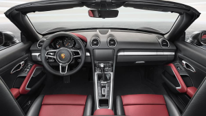 Interior Design of Porsche 718 Boxster