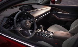 Interior of Mazda