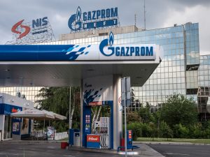 Gazprom sales collapse