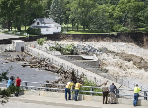 Rapidan Dam Suffers Partial Collapse