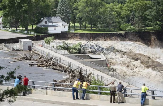 Rapidan Dam Suffers Partial Collapse