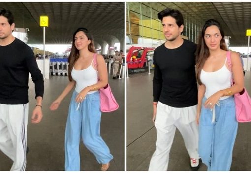 Sidharth Malhotra and Kiara Advani’s Stylish Airport Looks