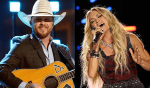 Luke Combs and Carrie Underwood