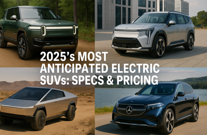 2025’s Most Anticipated Electric SUVs: Specs and Pricing