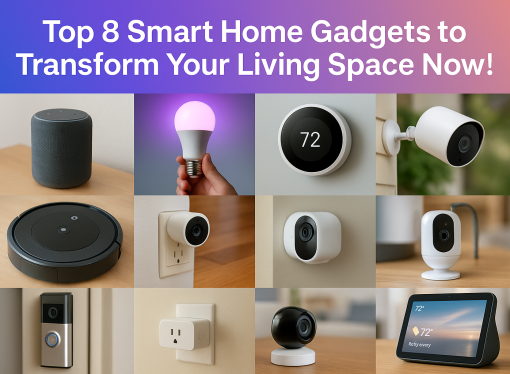 Top 8 Smart Home Gadgets to Transform Your Living Space Now