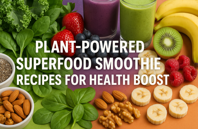 Plant-Powered Superfood Smoothie Recipes for Health Boost