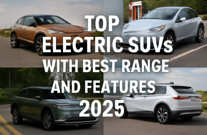 Top Electric SUVs with Best Range and Features 2025