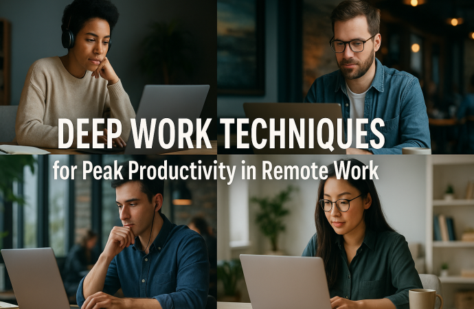 Deep Work Techniques for Peak Productivity in Remote Work