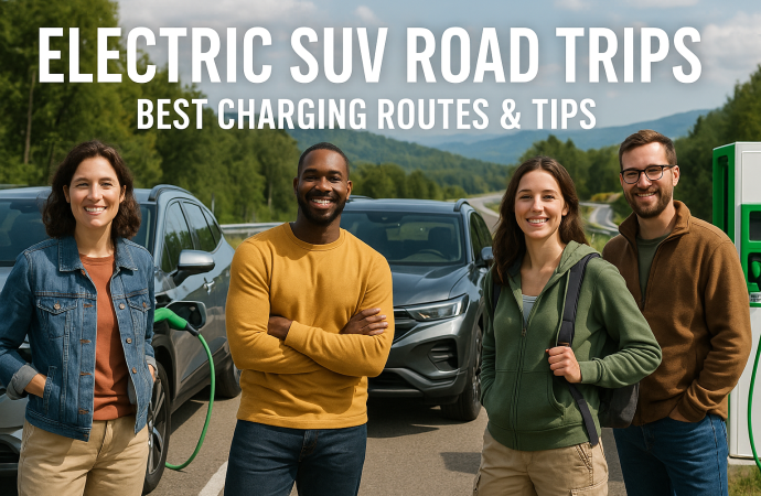 Electric SUV Road Trips: Best Charging Routes & Tips