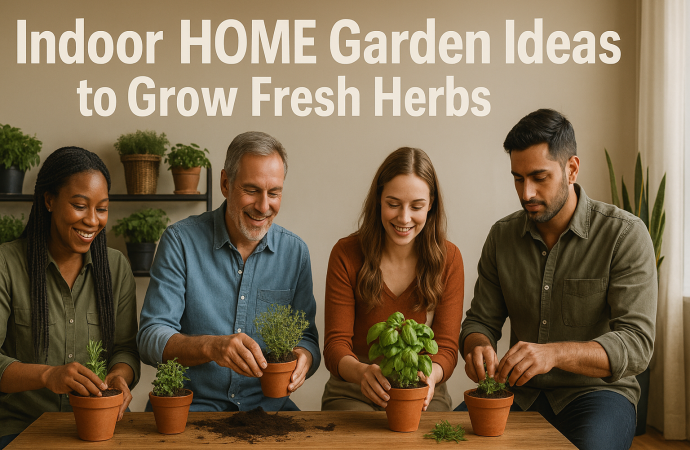 Indoor HOME Garden Ideas to Grow Fresh Herbs 2025