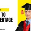 How to Convert CGPA to Percentage