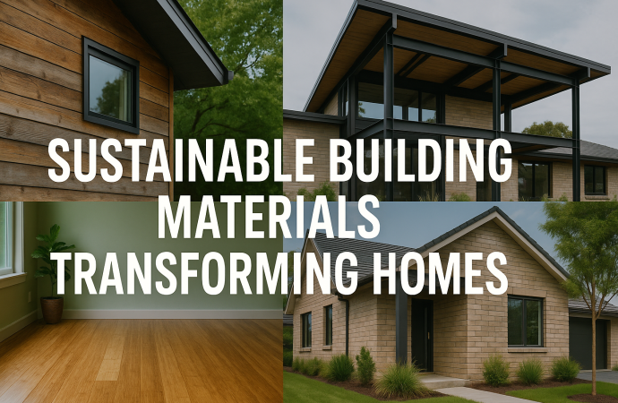 Sustainable Building Materials Transforming Homes