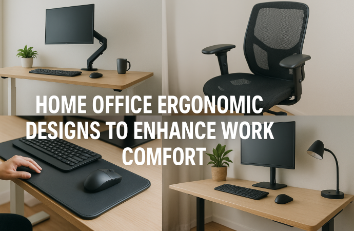 Home Office Ergonomic Designs to Enhance Work Comfort