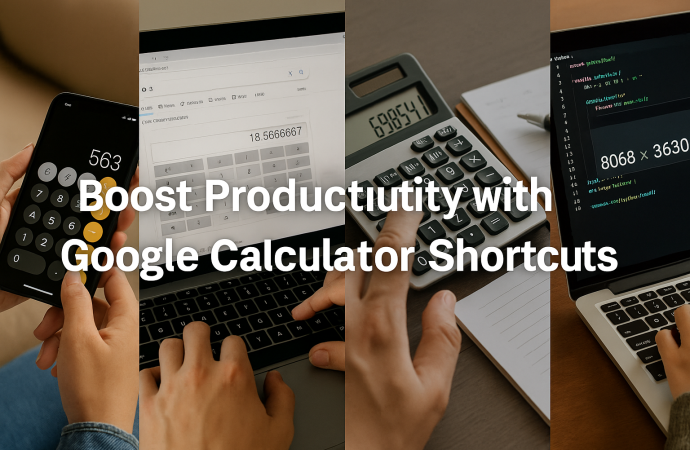 Boost Productivity with Google Calculator Shortcuts