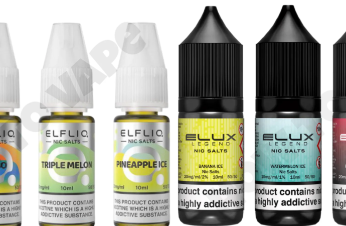 Elfliq Nic Salt and Elux Legend Nic Salt by How To Vape