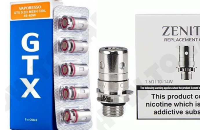 Vaping Innokin Zenith Coils and Vaporesso GTX Coils