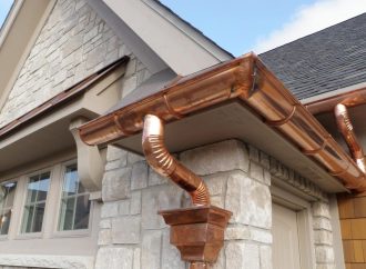 Elevating Your Home: The Elegance of Copper Rain Gutters