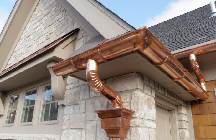 Elevating Your Home: The Elegance of Copper Rain Gutters