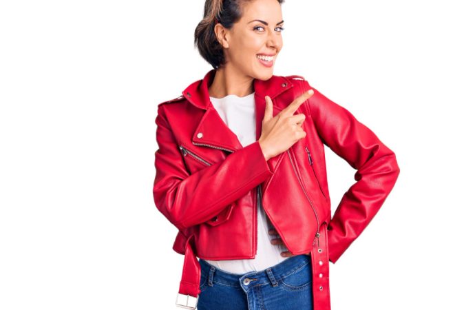 Red Leather Jacket Outfits: 20 Bright Style Ideas