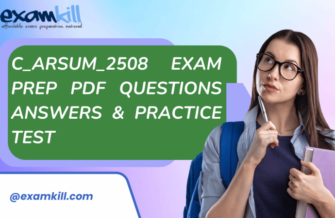 C_ARSUM_2508 Exam Prep | PDF Questions Answers and Practice Test