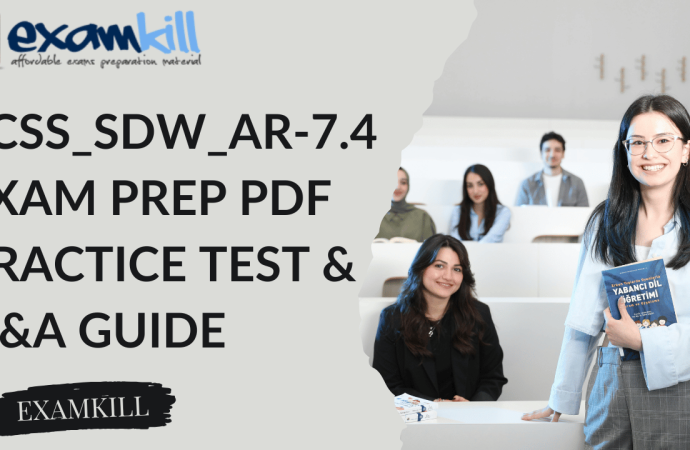 FCSS_SDW_AR-7.4 Exam Prep PDF Practice Test and Q&A Guide