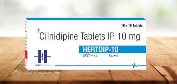 Hertdip 10 Cilnidipine 10mg Effective Medicine for High Blood Pressure