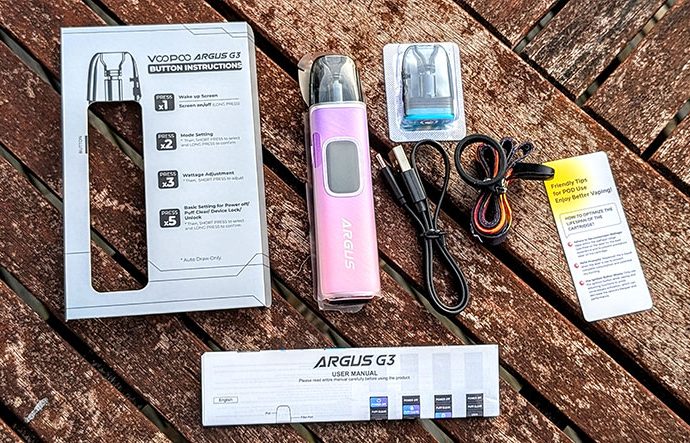 Unveiling the Voopoo Argus G3: Power, Precision, and Style
