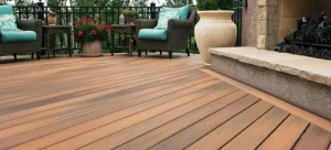 Outdoor wooden flooring