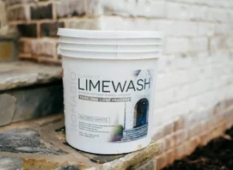 Lime Wash Brush Out: Natural Finish for Interior and Exterior Walls