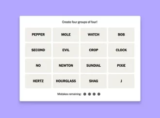 Connections Game: Play, Win, and Improve Your Puzzle Skills