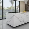 Calacatta White Quartz Slabs for Luxury Modern Interiors